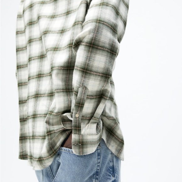 PLAID FLANNEL SHIRT - Picture 5 of 8